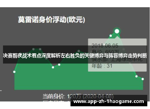 决赛前夜战术看点深度解析左右胜负的关键博弈与阵容博弈走势判断